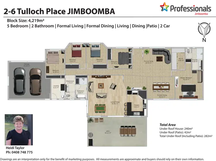 Floorplan of Homely house listing, 2-6 Tulloch Place, Jimboomba QLD 4280