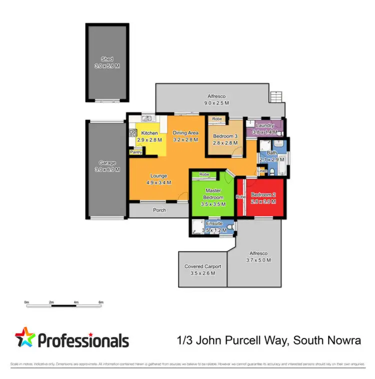 Floorplan of Homely house listing, 1/3 John Purcell Way, South Nowra NSW 2541