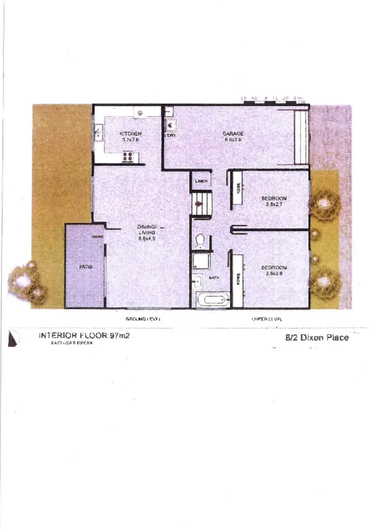 Floorplan of Homely unit listing, 8/2 Dixon Place, Lismore Heights NSW 2480