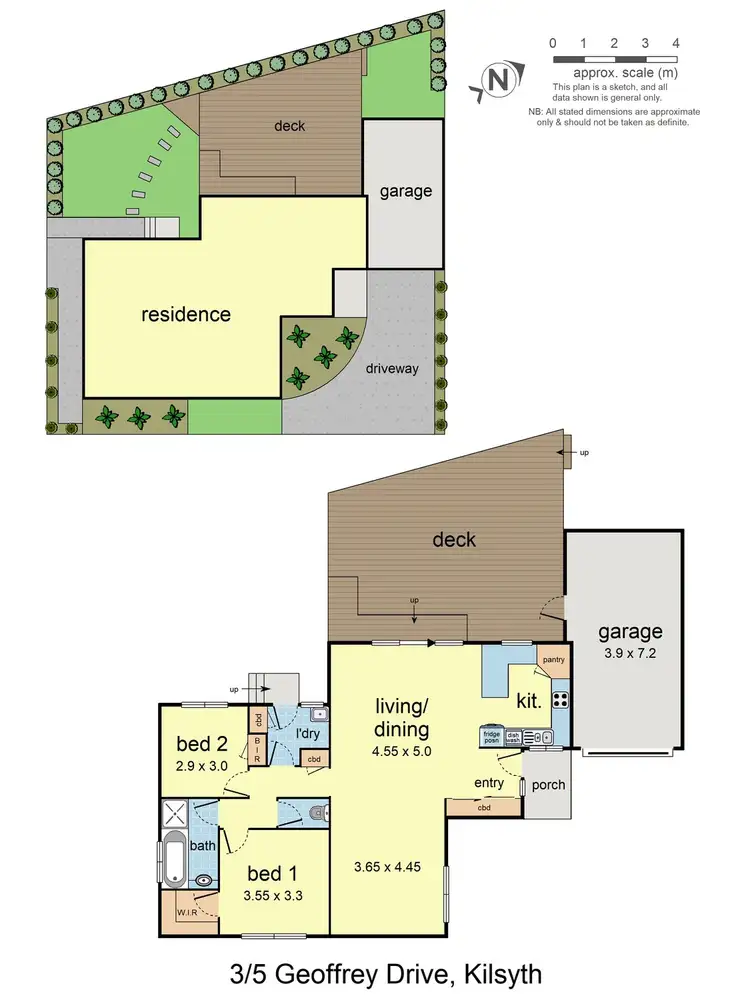 Floorplan of Homely house listing, 3/5 Geoffrey Drive, Kilsyth VIC 3137