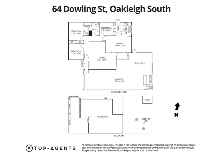 Floorplan of Homely house listing, 64 Dowling Road, Oakleigh South VIC 3167