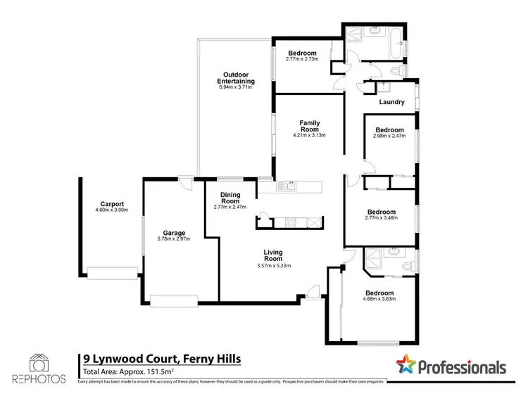 Floorplan of Homely house listing, 9 Lynwood Court, Ferny Hills QLD 4055