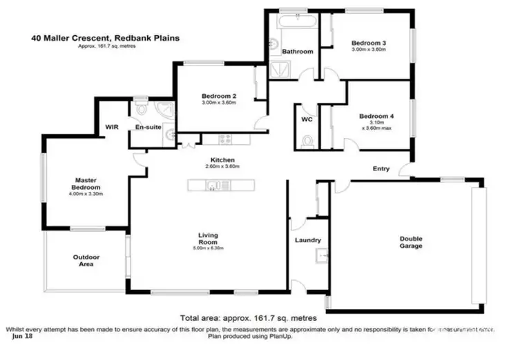 Floorplan of Homely house listing, 40 Maller Crescent, Redbank Plains QLD 4301