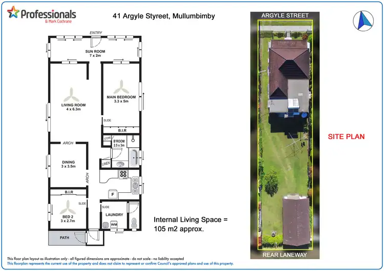 Floorplan of Homely house listing, 41 Argyle Street, Mullumbimby NSW 2482