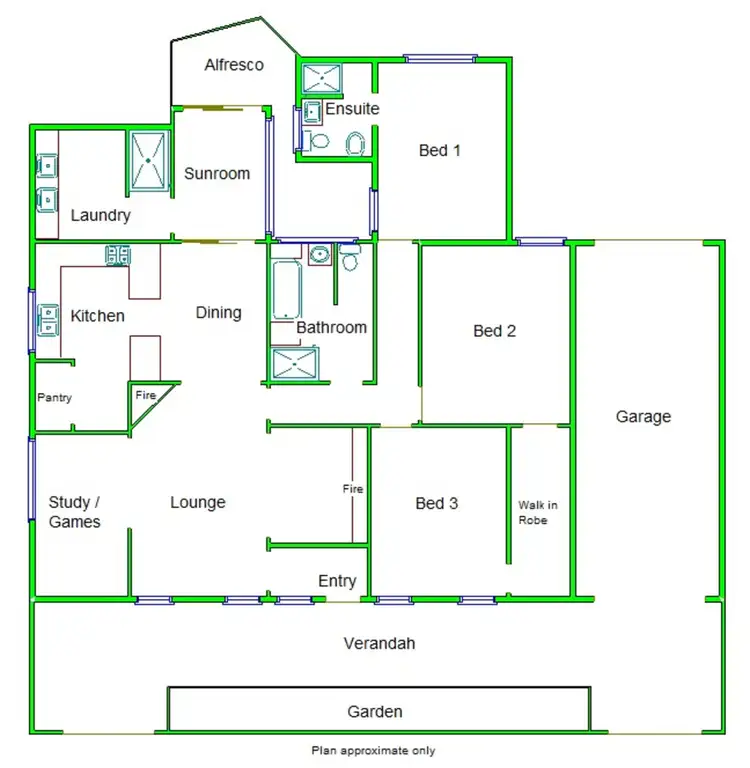 Floorplan of Homely house listing, 39 Riverview Drive, Kialla VIC 3631
