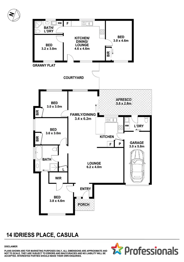 Floorplan of Homely house listing, 14 Idriess Place, Casula NSW 2170