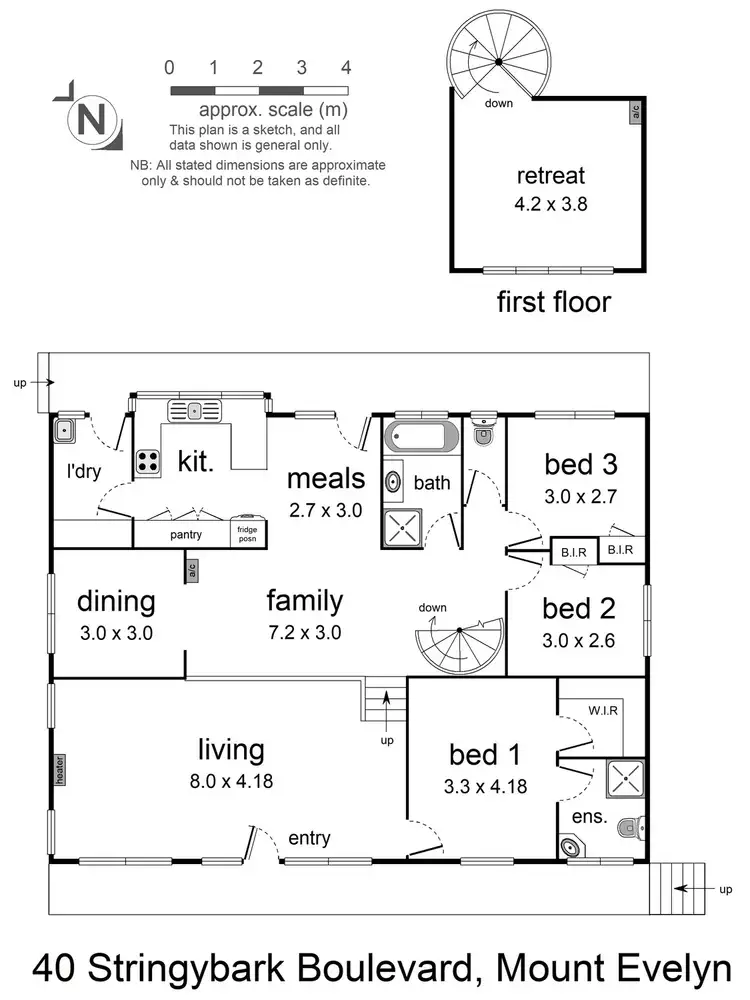 Floorplan of Homely house listing, 40 Stringybark Boulevard, Mount Evelyn VIC 3796
