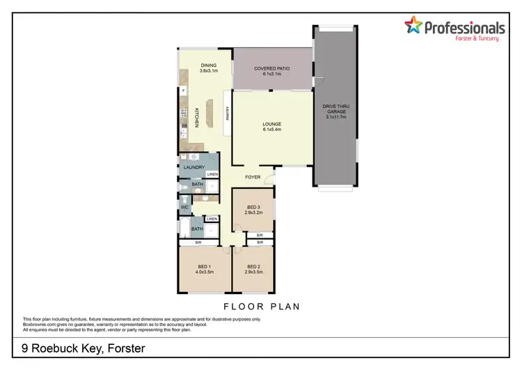 Floorplan of Homely house listing, 9 Roebuck Key, Forster NSW 2428