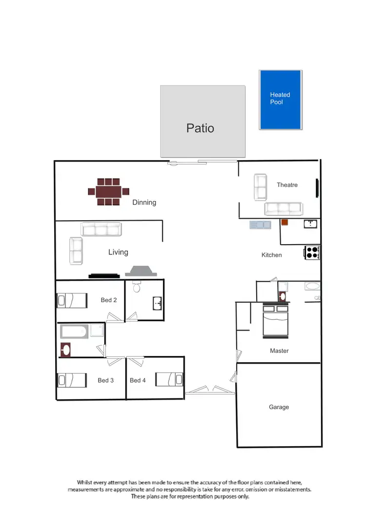 Floorplan of Homely house listing, 18 Leicester Crescent, Canning Vale WA 6155