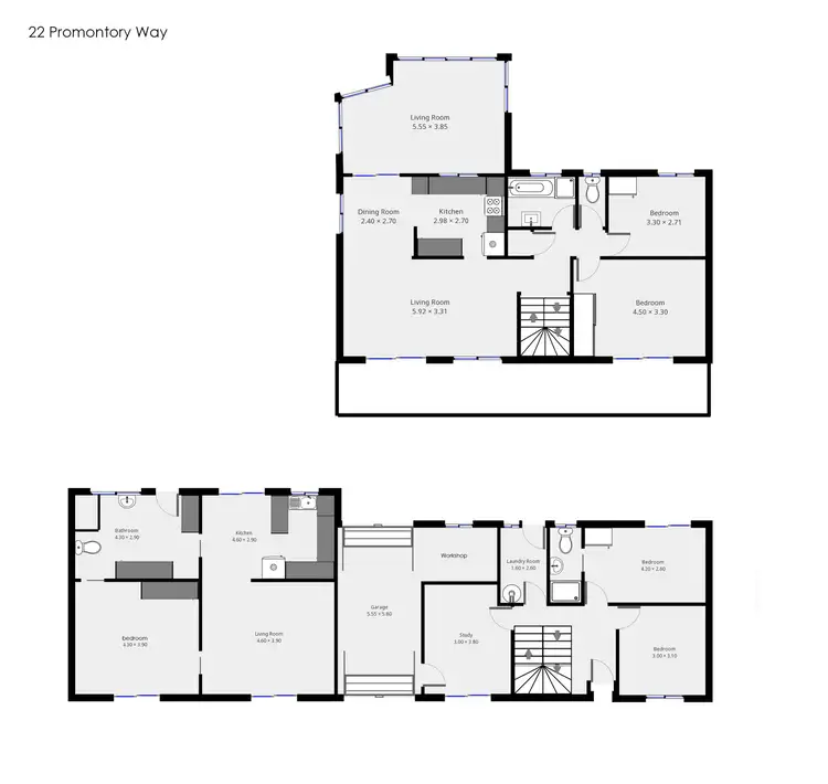 Floorplan of Homely house listing, 22 Promontory Way, North Arm Cove NSW 2324