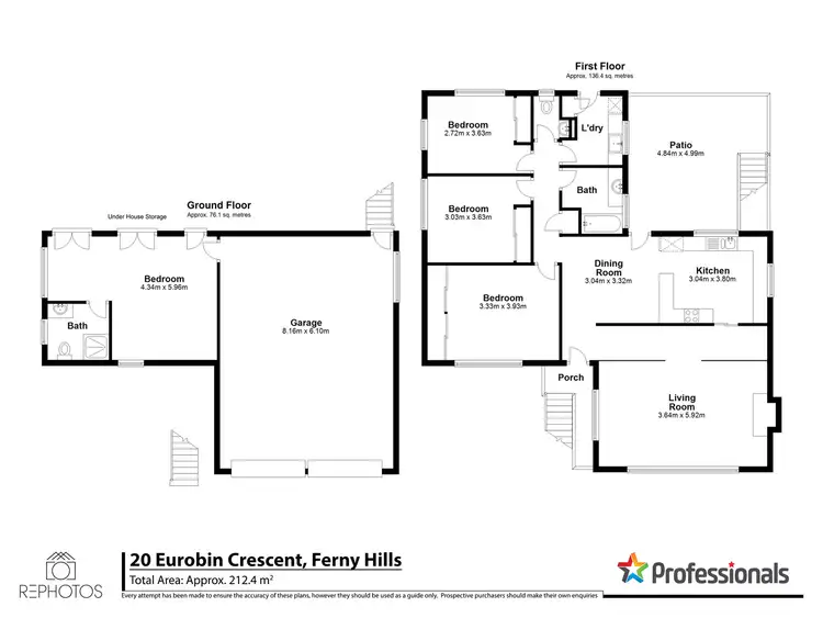 Floorplan of Homely house listing, 20 Eurobin Crescent, Ferny Hills QLD 4055