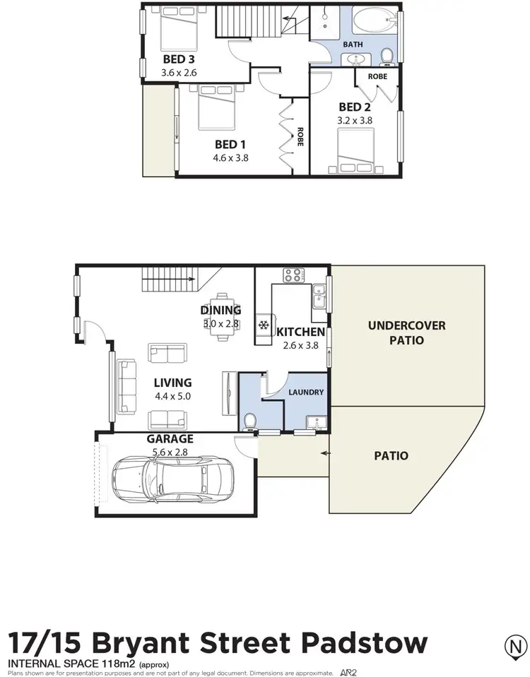 Floorplan of Homely townhouse listing, 17/15 Bryant Street, Padstow NSW 2211