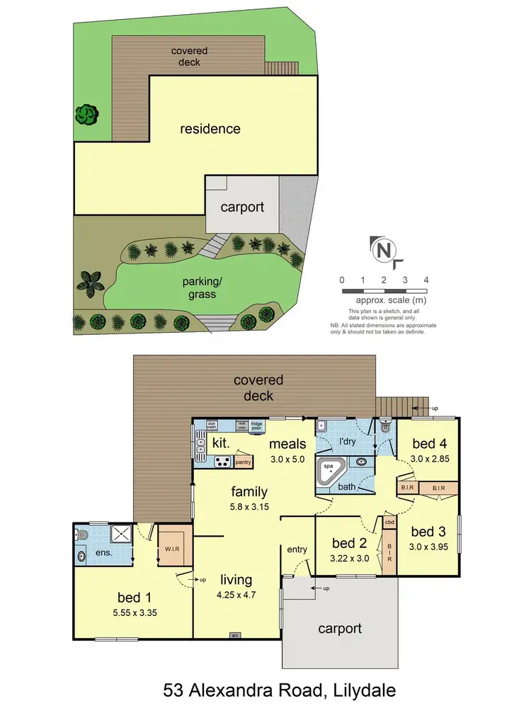 Floorplan of Homely house listing, 53 Alexandra Road, Lilydale VIC 3140