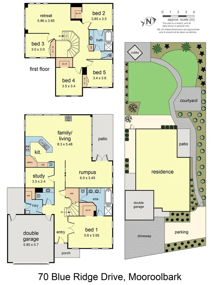Floorplan of Homely house listing, 70 Blue Ridge Drive, Mooroolbark VIC 3138