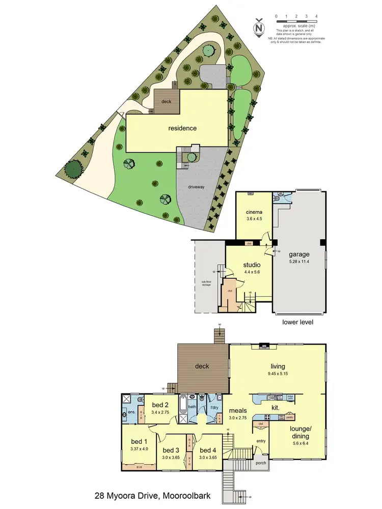Floorplan of Homely house listing, 28 Myoora Drive, Mooroolbark VIC 3138