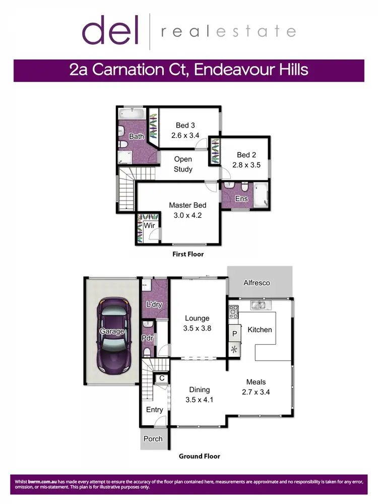 Floorplan of Homely house listing, 2A Carnation Court, Endeavour Hills VIC 3802