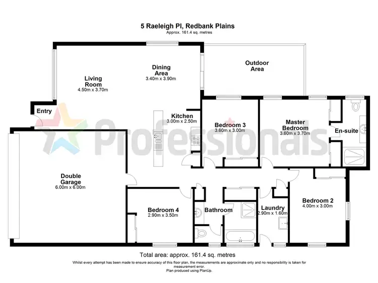 Floorplan of Homely house listing, 5 Raleigh Place, Redbank Plains QLD 4301