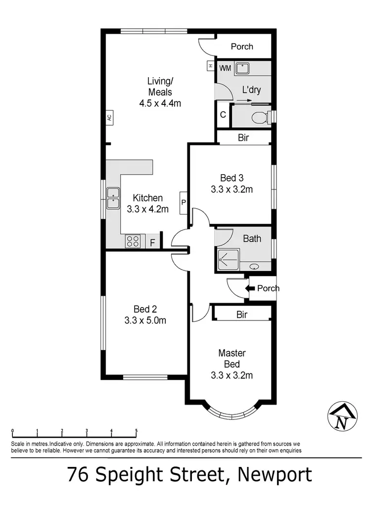 Floorplan of Homely house listing, 76 Speight Street, Newport VIC 3015