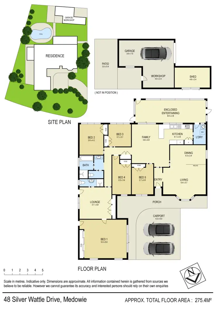 Floorplan of Homely house listing, 48 Silverwattle Drive, Medowie NSW 2318