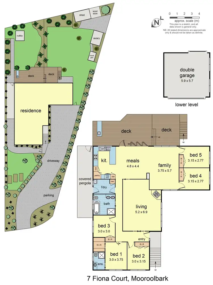 Floorplan of Homely house listing, 7 Fiona Court, Mooroolbark VIC 3138