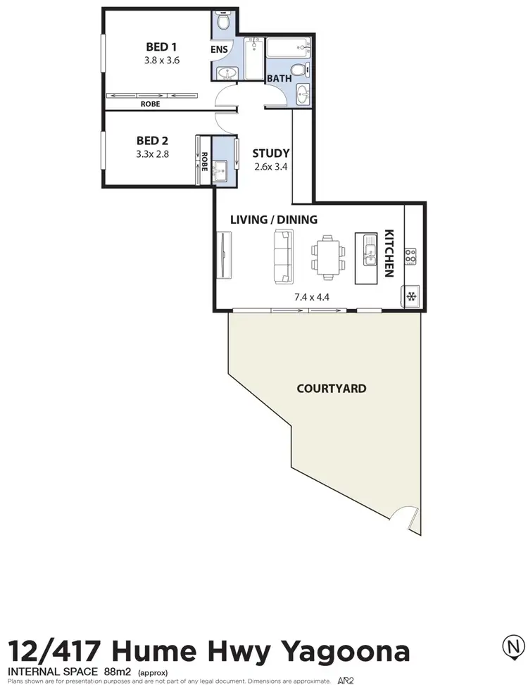 Floorplan of Homely house listing, 12/417-423 Hume Highway, Yagoona NSW 2199