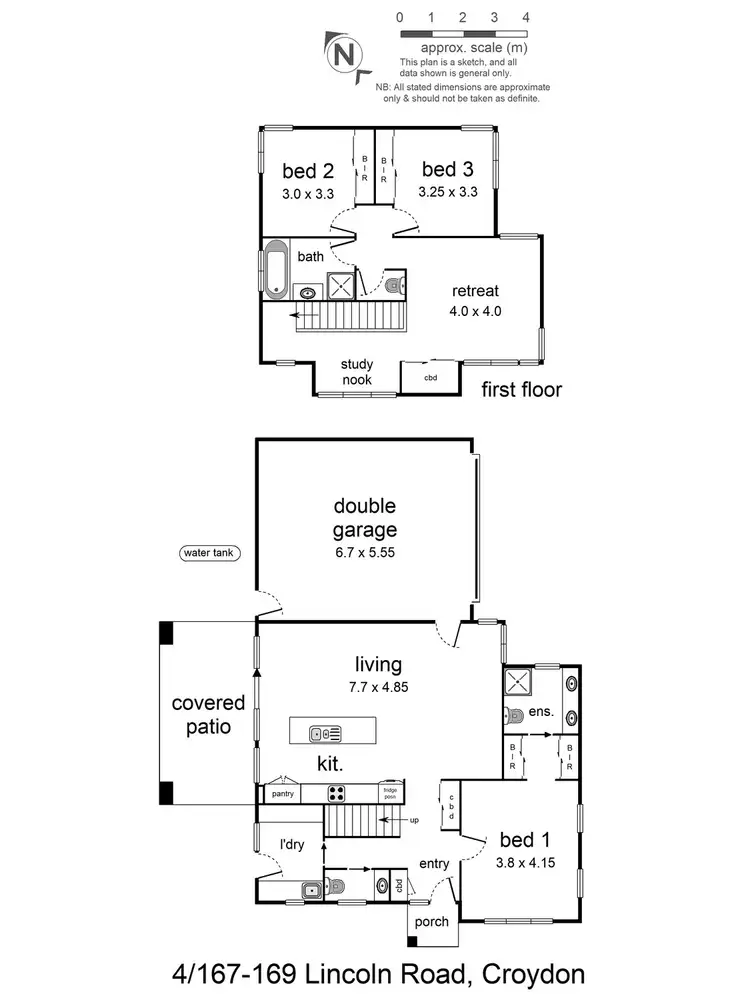 Floorplan of Homely house listing, 4/167-169 Lincoln Road, Croydon VIC 3136