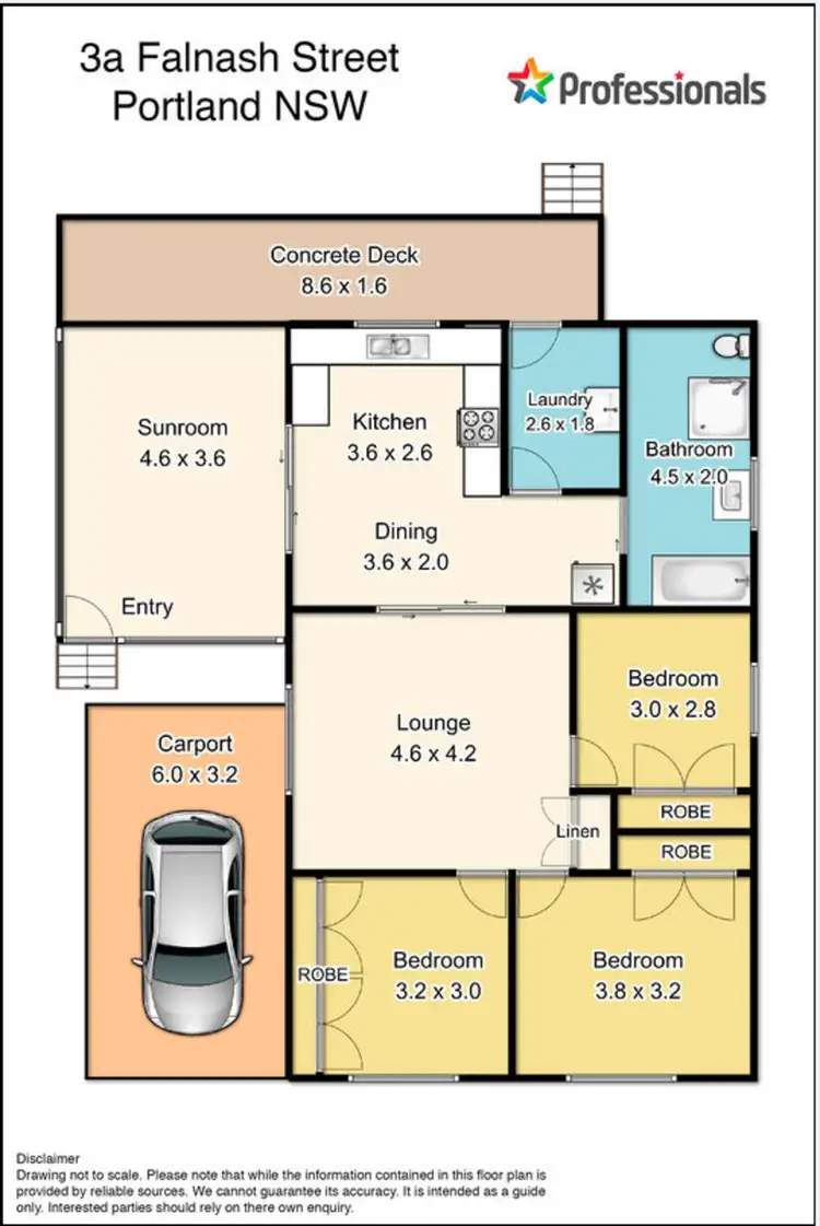 Floorplan of Homely house listing, 3A Falnash Street, Portland NSW 2847