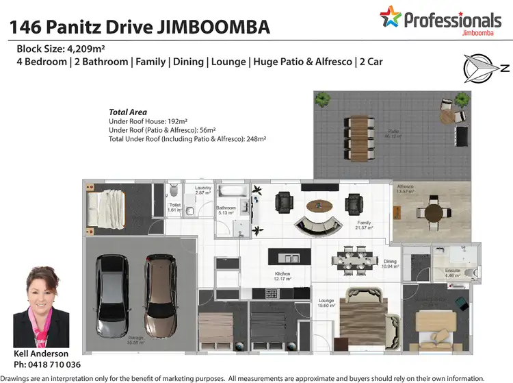 Floorplan of Homely house listing, 146 Panitz Drive, Jimboomba QLD 4280