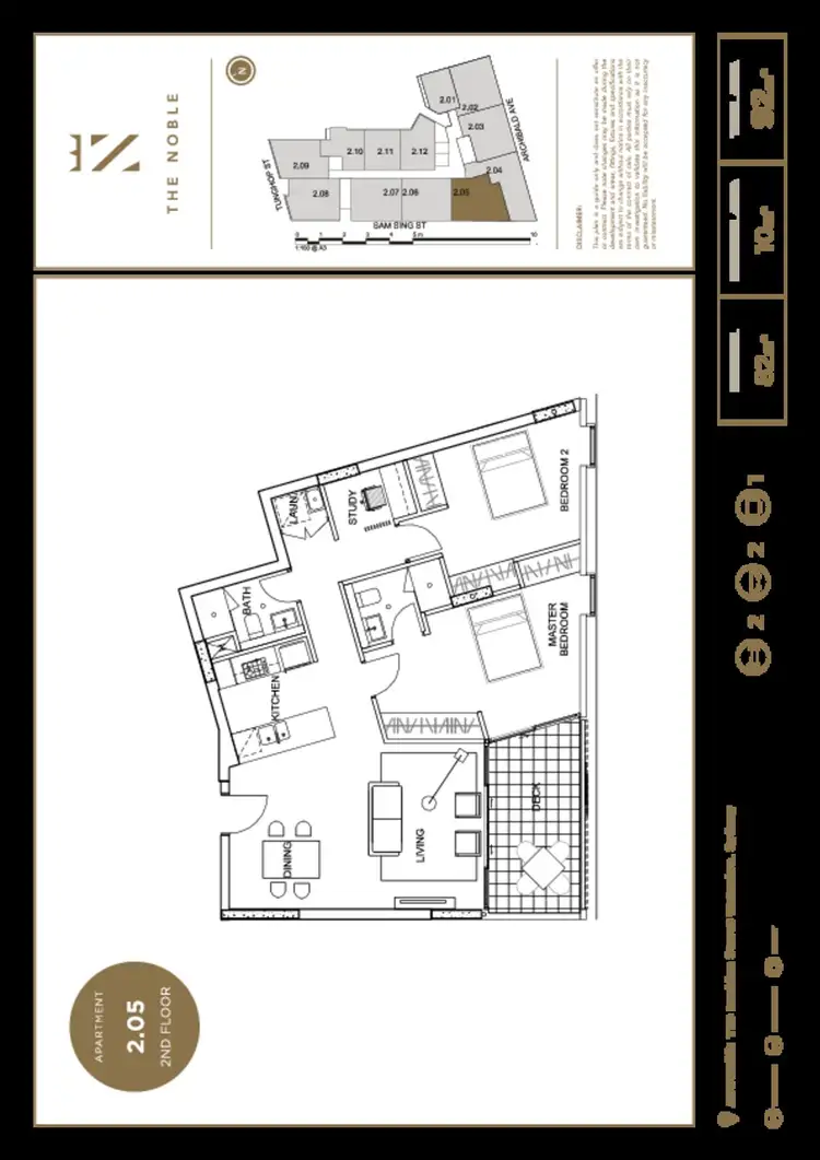 Floorplan of Homely apartment listing, 303/11B Lachlan Street, Waterloo NSW 2017