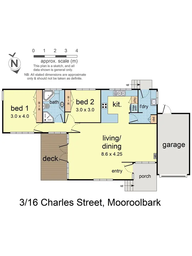 Floorplan of Homely unit listing, 3/16 Charles Street, Mooroolbark VIC 3138