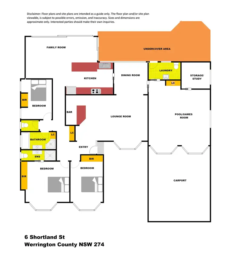 Floorplan of Homely house listing, 6 Shortland Street, Werrington County NSW 2747