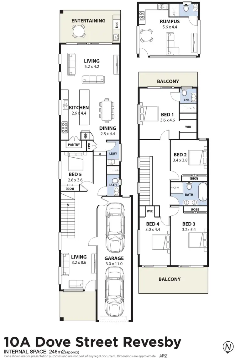Floorplan of Homely semi-detached listing, 10A Dove Street, Revesby NSW 2212