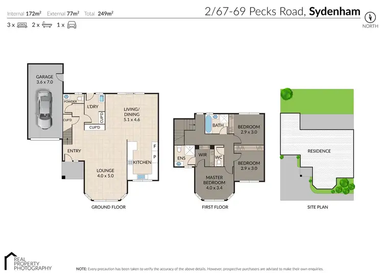 Floorplan of Homely townhouse listing, 2/67-69 Pecks Road, Sydenham VIC 3037