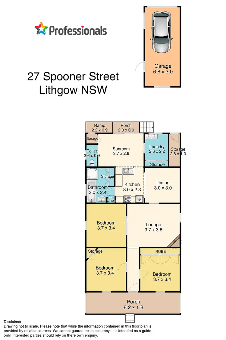 Floorplan of Homely house listing, 27 Spooner Street, Lithgow NSW 2790