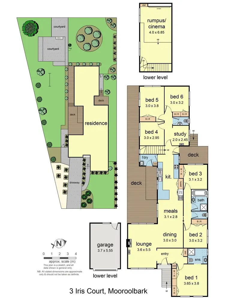 Floorplan of Homely house listing, 3 Iris Court, Mooroolbark VIC 3138