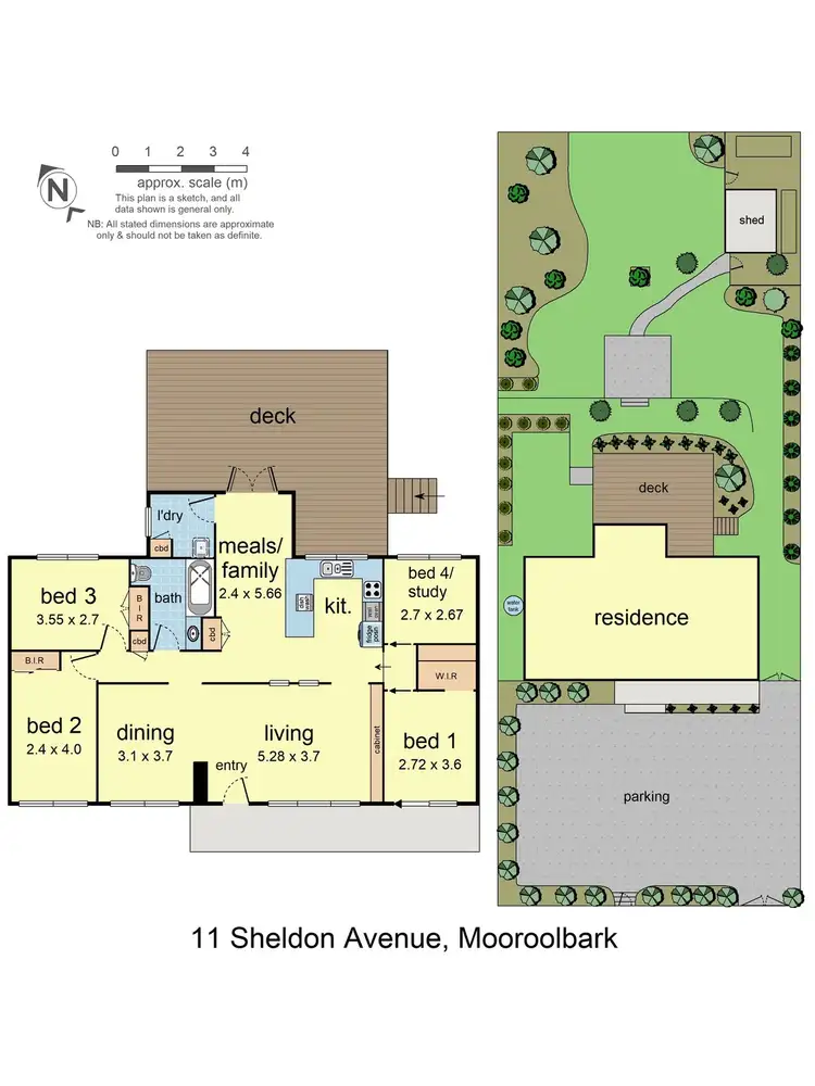 Floorplan of Homely house listing, 11 Sheldon Avenue, Mooroolbark VIC 3138