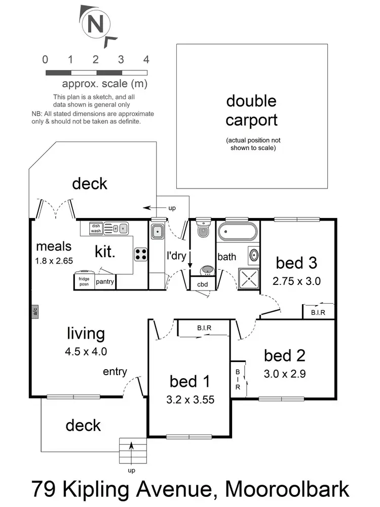 Floorplan of Homely house listing, 79 Kipling Avenue, Mooroolbark VIC 3138
