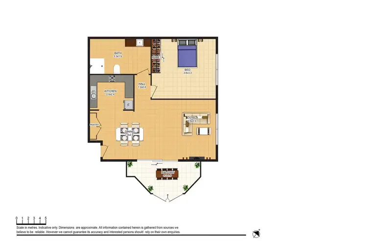 Floorplan of Homely unit listing, 27/4-5 Hollett Close, Manunda QLD 4870