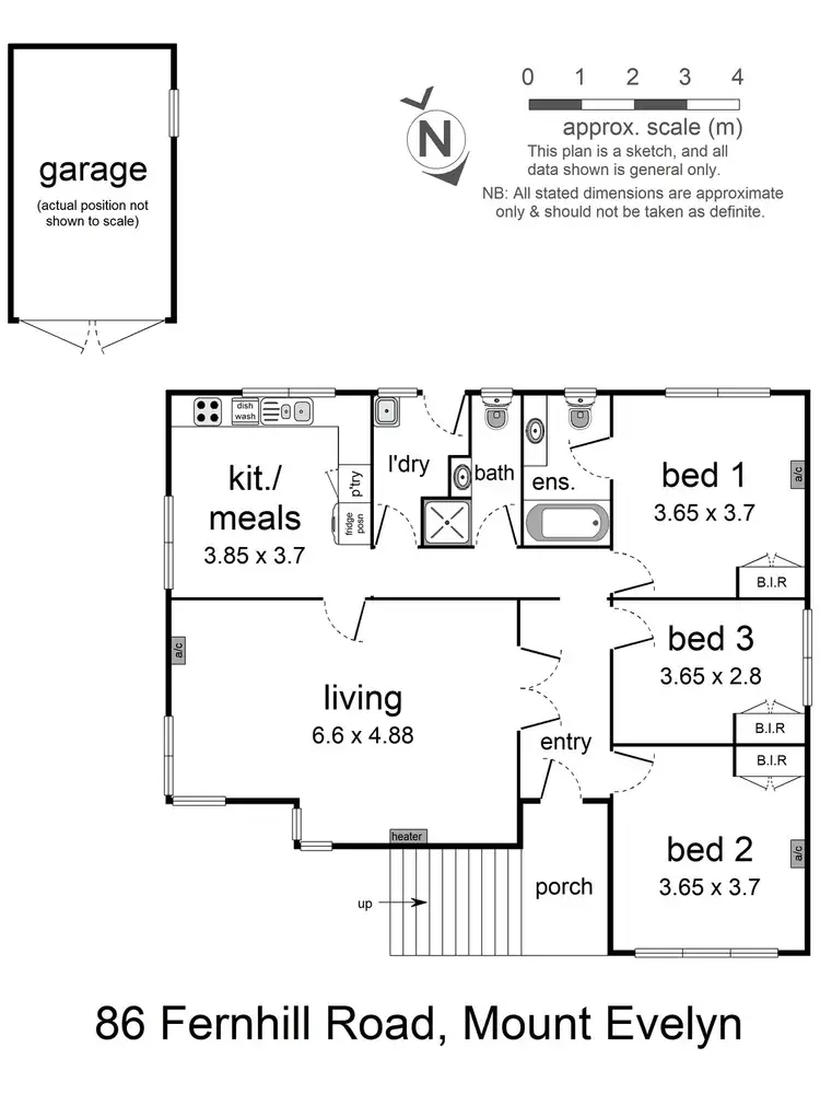 Floorplan of Homely house listing, 86 Fernhill Road, Mount Evelyn VIC 3796