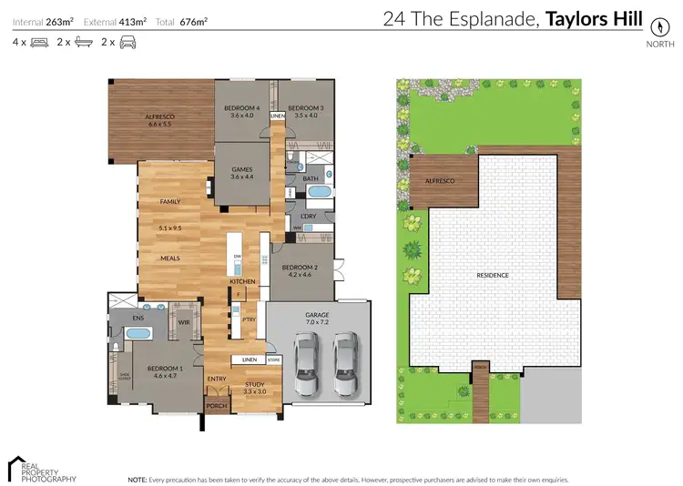 Floorplan of Homely house listing, 24 The Esplanade, Taylors Hill VIC 3037
