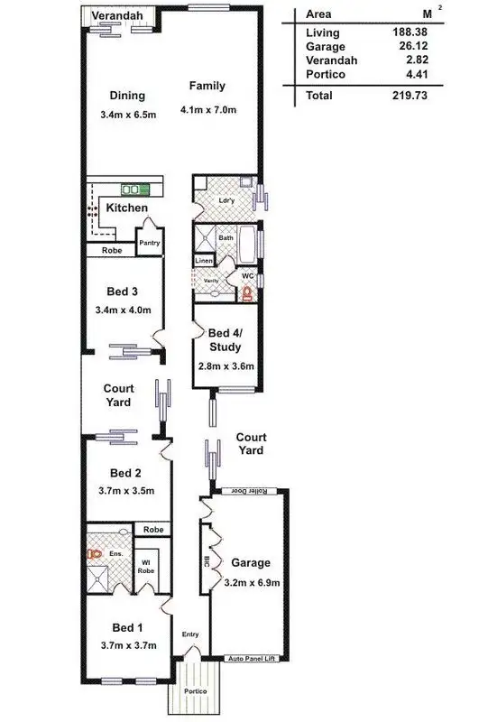 Floorplan of Homely house listing, 11 Leicester Street, West Richmond SA 5033