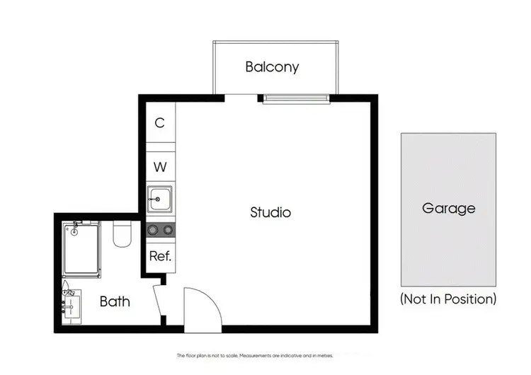 Floorplan of Homely apartment listing, 23/92 Grey Street, St Kilda VIC 3182