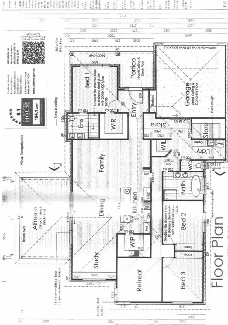 Floorplan of Homely house listing, 4 Endeavour Court, Nathalia VIC 3638