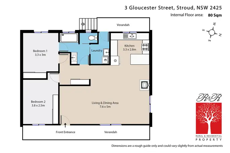 Floorplan of Homely house listing, 3 Gloucester Street, Stroud NSW 2425