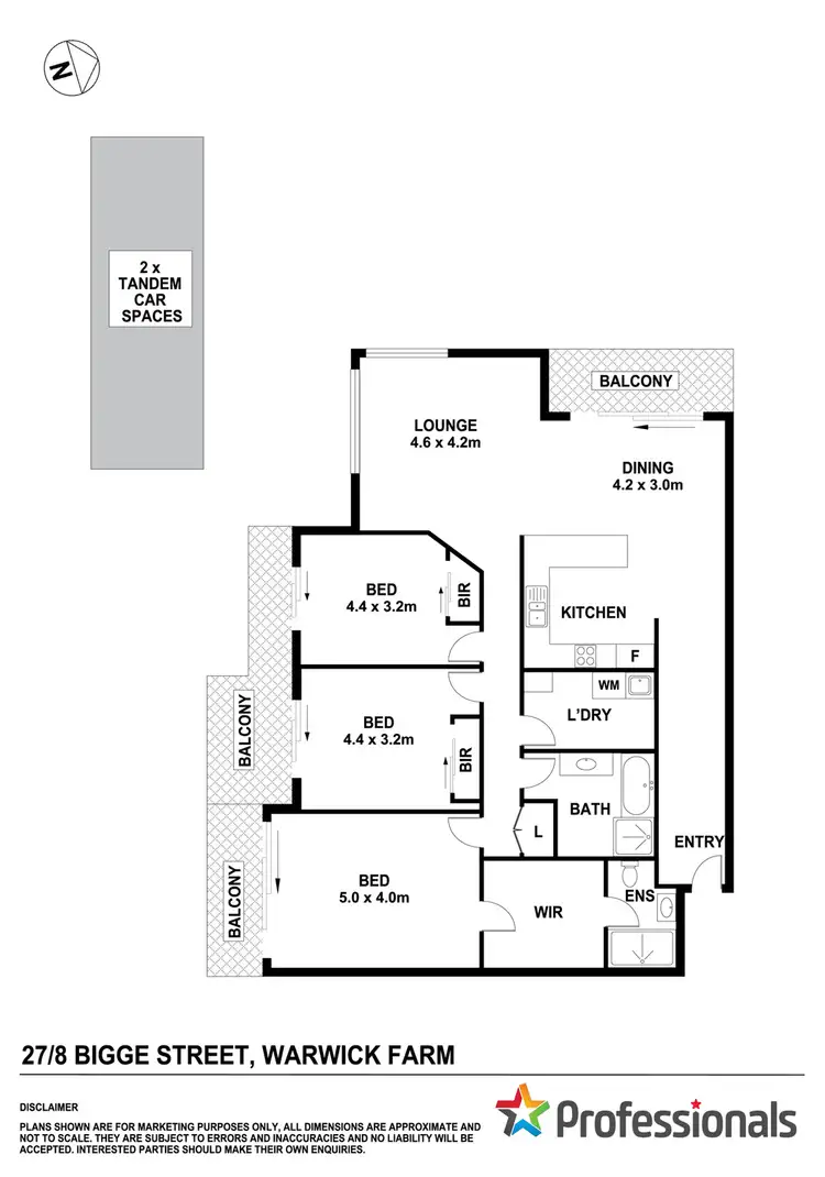 Floorplan of Homely unit listing, 27/8-10 Bigge Street, Liverpool NSW 2170