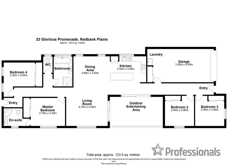 Floorplan of Homely house listing, 23 Glorious Promenade, Redbank Plains QLD 4301