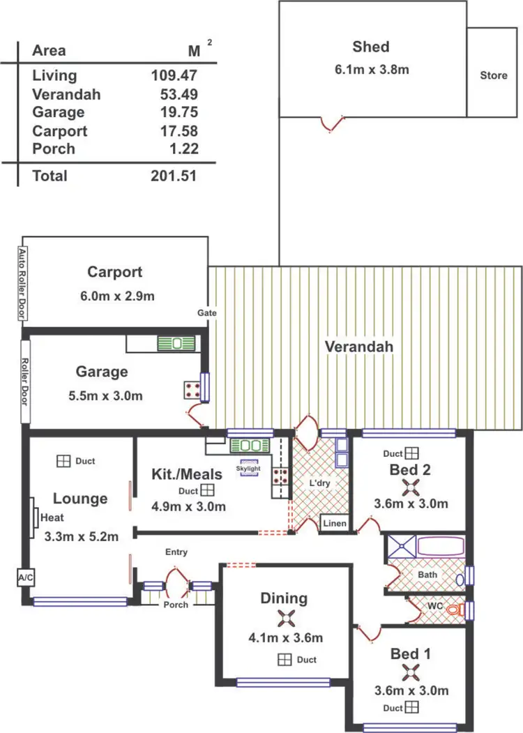 Floorplan of Homely house listing, 44 Beare Avenue, Netley SA 5037