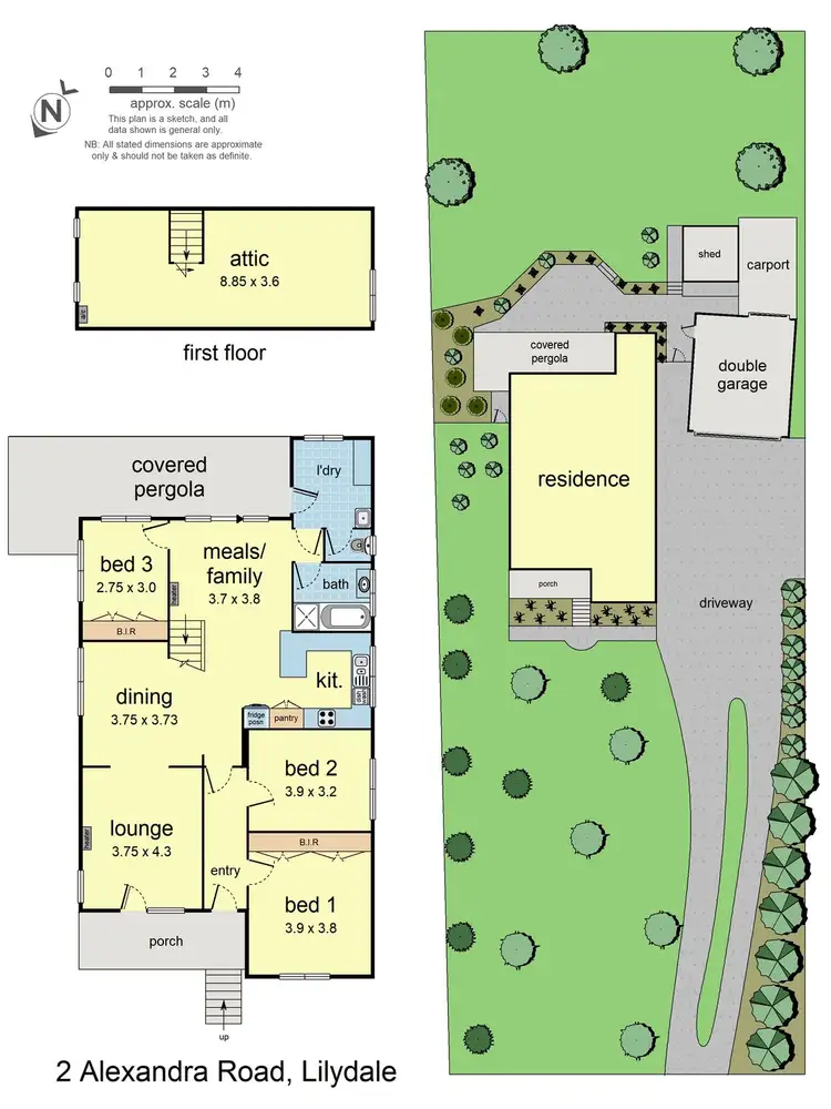 Floorplan of Homely house listing, 2 Alexandra Road, Lilydale VIC 3140