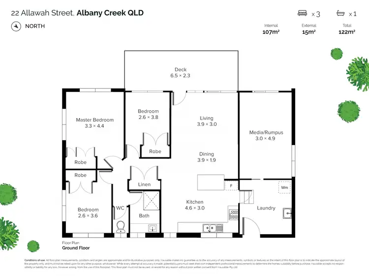 Floorplan of Homely house listing, 22 Allawah Street, Albany Creek QLD 4035