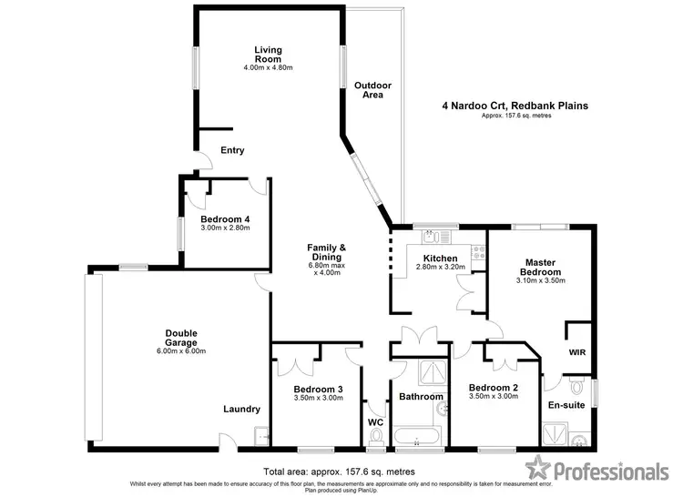 Floorplan of Homely house listing, 4 Nardoo Court, Redbank Plains QLD 4301